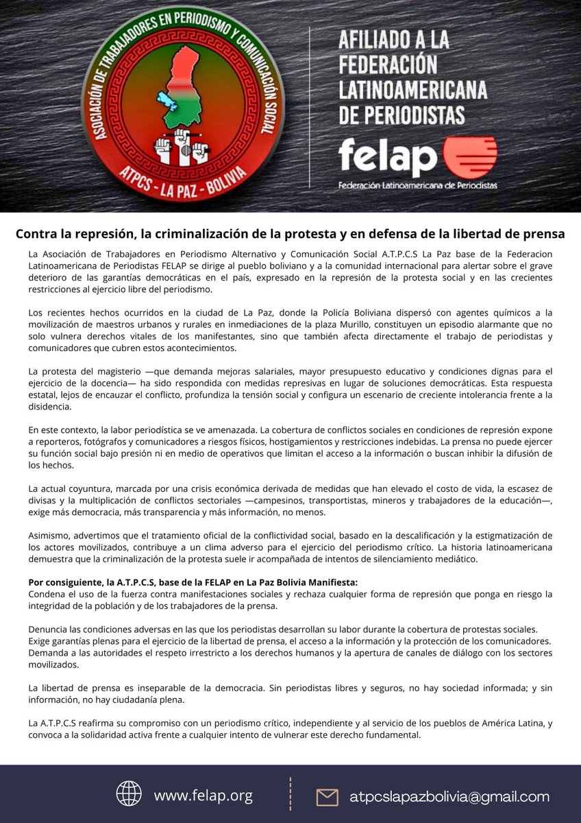 FELAP_org's tweet photo. https://t.co/zx6boB88QQ