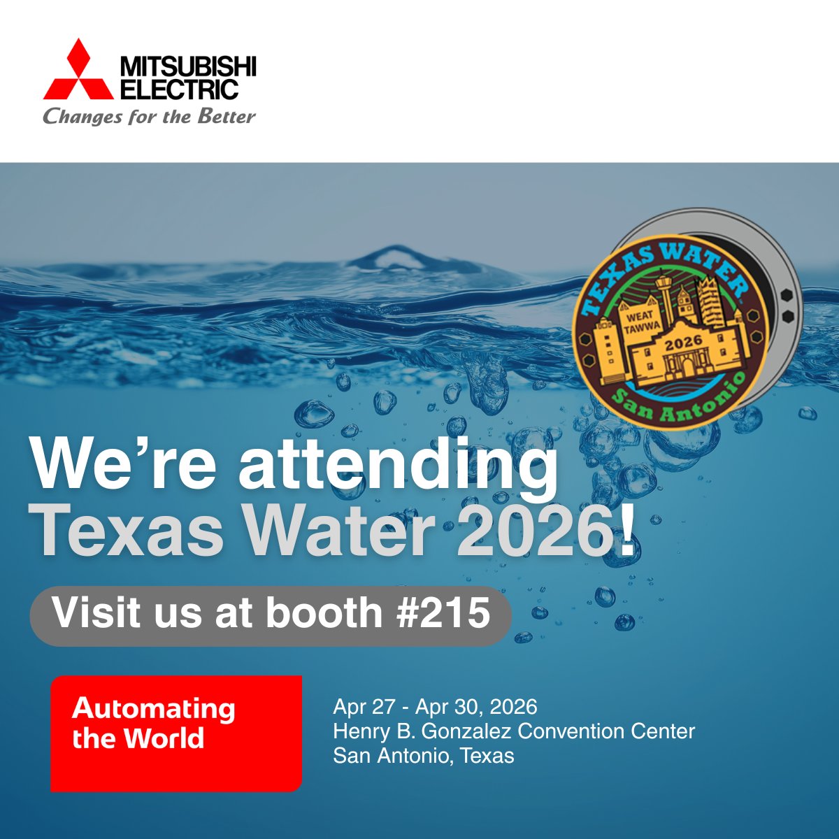 Texas Water, here we come!
See how our solutions help #waterandwastewater utilities cut downtime and operate smarter with real-time visibility and control. Stop by Booth 215 to see it in action.
#TexasWater #SCADA #WaterTech