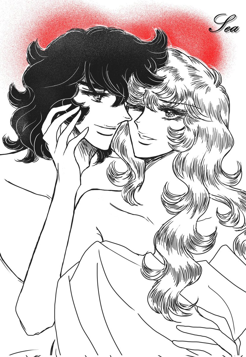 仲睦まじい恋人たち❤️

#アンオス
#ベルサイユのばら