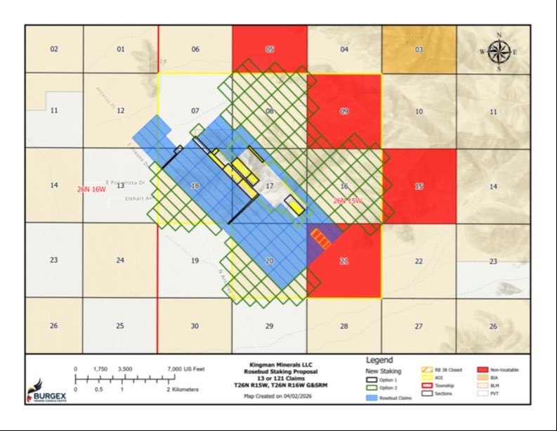 explorercheck's tweet photo. Picture: Expansion of the Mohave Project by way of staking, 121 additional claims (now 192). Hectares went from 593 to now 1,216. - $KGS.v $KGSSF https://t.co/Ek6U2URuaW