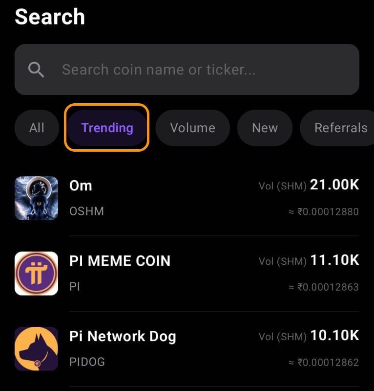 shardeum's tweet photo. Sikka search just got more powerful 🔍

Discover coins across multiple signals 👇

• Trending coins
• Newly launched coins
• Referral activity
• Coins ranked by market cap

Making it easier to explore activity across the platform.

Explore Sikka 👇
https://t.co/UqhZ5U02NW https://t.co/O0Jm3lg82a