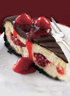 TheNibble's tweet image. We know what we’re having for #dessert today, because it’s National Cherry Cheesecake Day. Our favorite is this #cheesecake iced with chocolate ganache. Here’s the #recipe: t.ly/UAhx-.  Say YUM!!