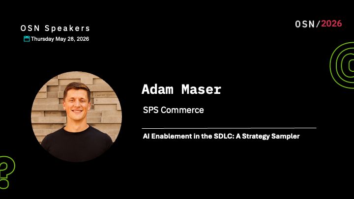 Thank you, Adam M., from SPS Commerce, for speaking at #osn2026 #learnshareconnect buff.ly/rC4Os9y