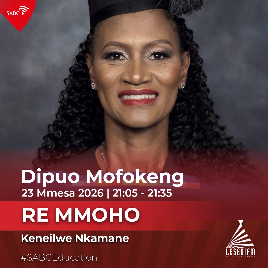 LesediFM's tweet photo. #SABCEducation le Keneilwe Nkamane.

🎤 Re bua le Dipuo Mofokeng ho #CivicEducation

#LesediFM

📞: 086 000 3084
📲: 083 284 0008
🌐: https://t.co/SdWJ7CZQ7i https://t.co/uGptRv1KVz