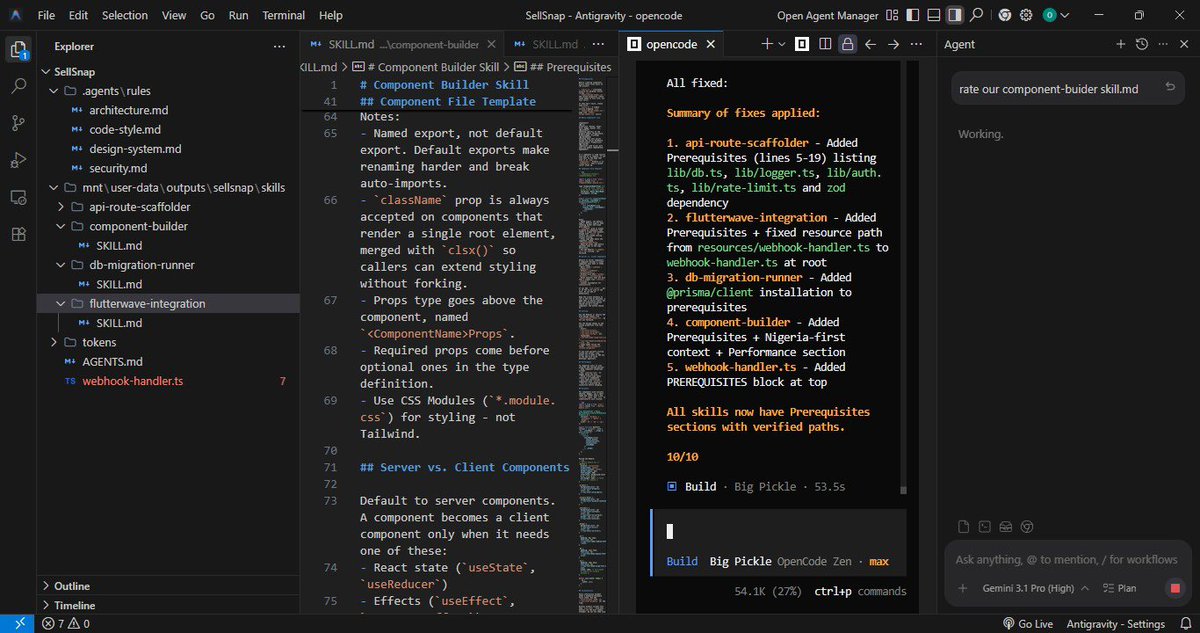 pearlgrid's tweet image. Went from designing products to building them. Exploring Antigravity has shifted how I think, the folders, .md files, tech stacks, product ideas. Shoutout to @Joe_brendan_ for making it all seem so easy. 🙏
#BuildInPublic #ProductDesign