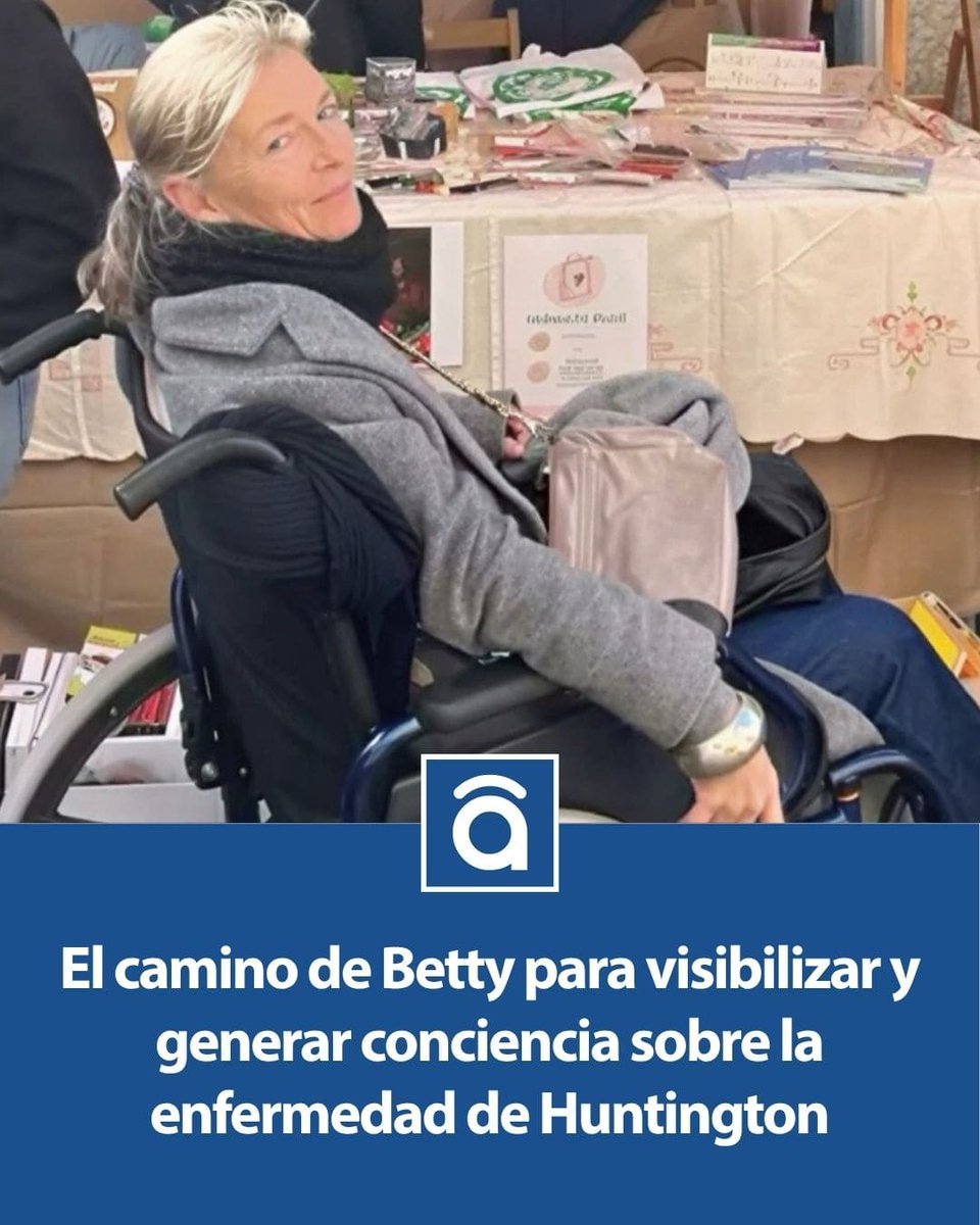 tododisca's tweet image. Acompañada de sus hijos y de su marido, Betty Arribas transita con paso firme el camino para visibilizar, generar conciencia y apoyar a personas con la enfermedad de Huntington. 

Siendo de carácter degenerativo y hereditario, esta enfermedad se manifiesta, inicialmente, mediante