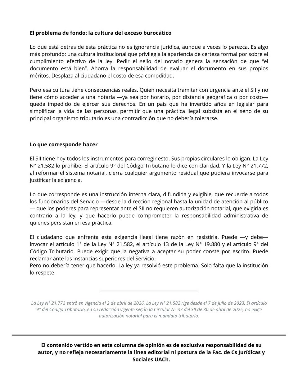 Derecho U. Austral de Chile tweet media