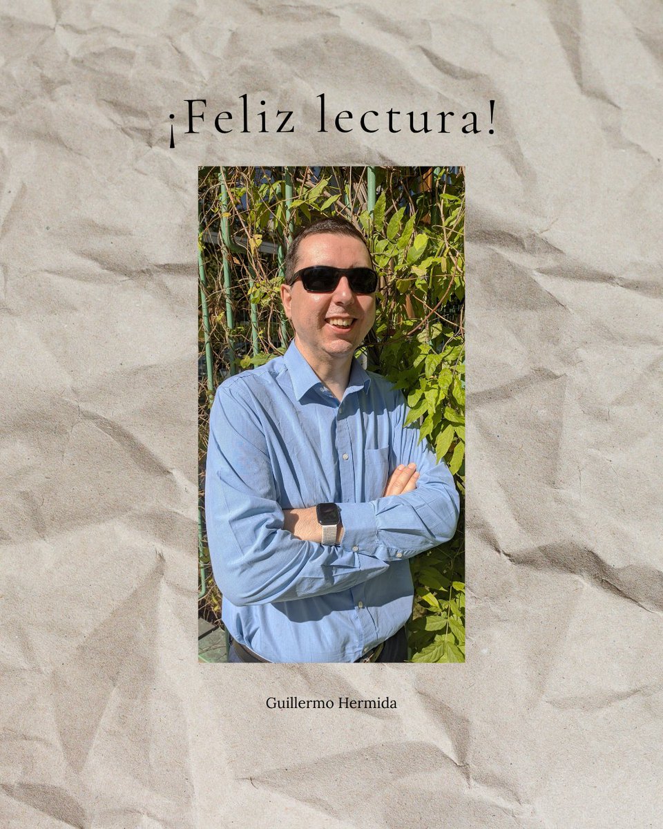 Hoy es el Día del Libro.

Tengo escritos de novela negra, fantasía, poesía y gestión personal.

Básicamente, un libro para cada versión de ti. 😄

guillermohermida.es

#DíaDelLibro #Escritor #Leer