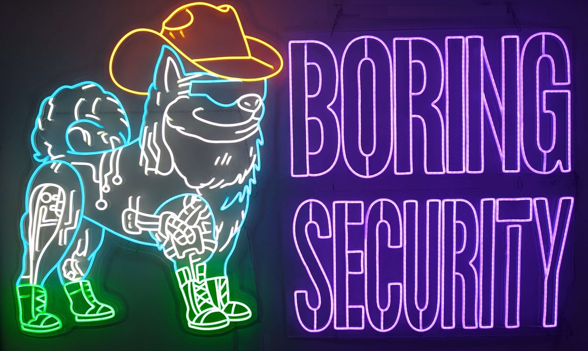 Boring Security tweet media