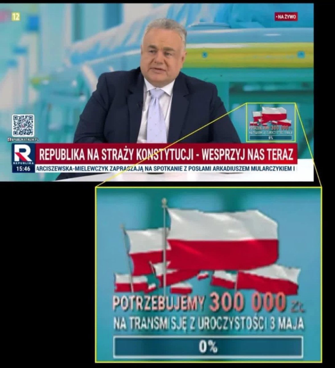 Po oszustwie " na wnuczka" pojawiło się inne " na TV Republikę "