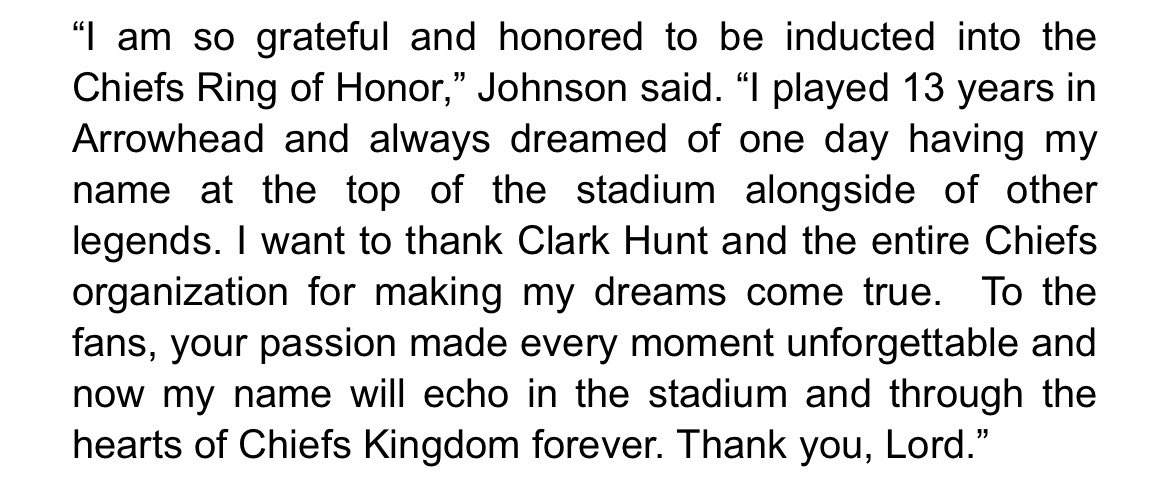 HaroldRKuntz3's tweet image. Derrick Johnson -- DJ -- will be the 55th member inducted into the #Chiefs Hall of Fame. The 13 year Chiefs Linebacker was a 2-time All-Pro and 4-time Pro Bowler says "my name will echo in the stadium and through the hearts of Chiefs Kingdom.