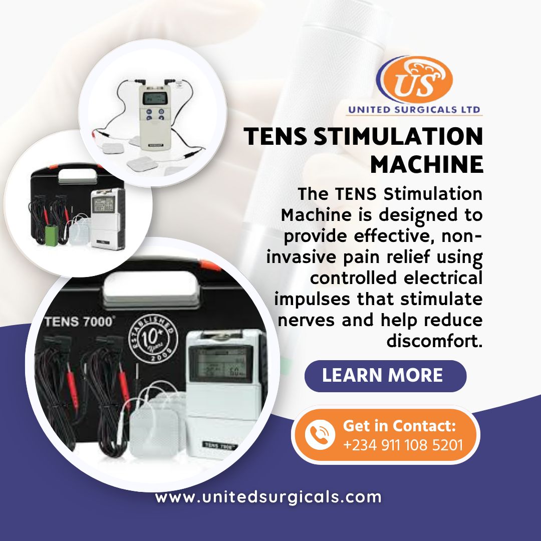 Surgical_U's tweet photo. Take control of your pain the smarter way. The TENS Stimulation Machine delivers targeted relief, helping you move better and feel stronger every day. โก
Experience drug-free pain relief today. Contact us now to order your TENS Stimulation Machine.
#TENSMachine #PainRelief https://t.co/nJMIqdBTxb