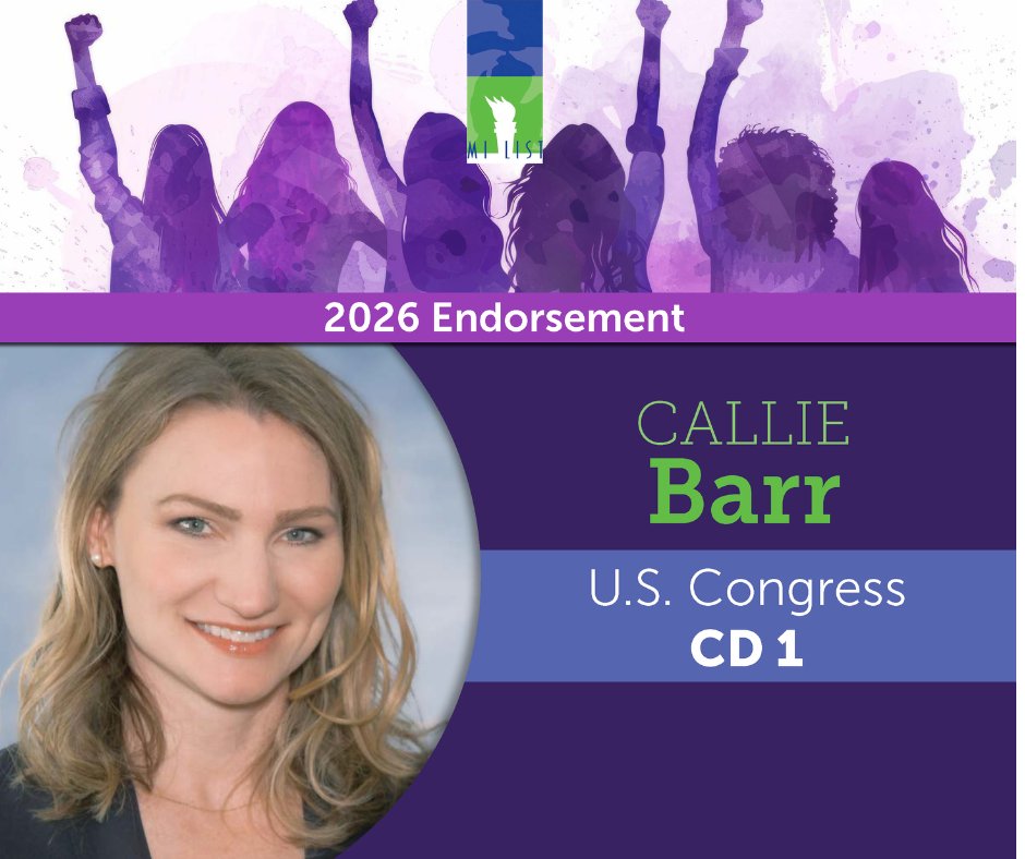 CallieMBarr's tweet photo. We’re proud to be endorsed by MI List.
This campaign is about building a future that works for everyone, and we’re just getting started. Let’s get to work.
#callieforcongress #MI01 #Affordablelife #MILIST #endorsement https://t.co/dJB2pv0FJl