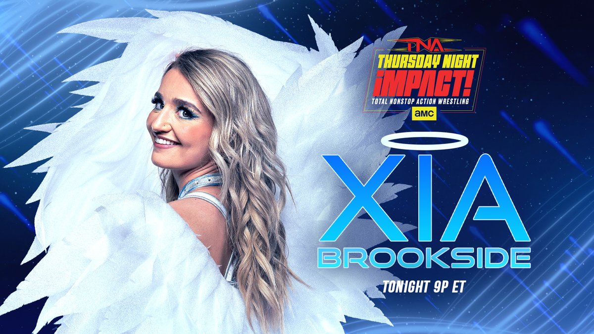 ThisIsTNA's tweet image. #TNAiMPACT is TONIGHT at 9/8c on @AMC_TV and @AMCPlus in the US, TNA+ worldwide, and at 8pm ET on @Sportsnet 360 in Canada!

After her shocking betrayal of @TheLeiYingLee at #TNARebellion, @XiaBrookside breaks her silence tonight on iMPACT!