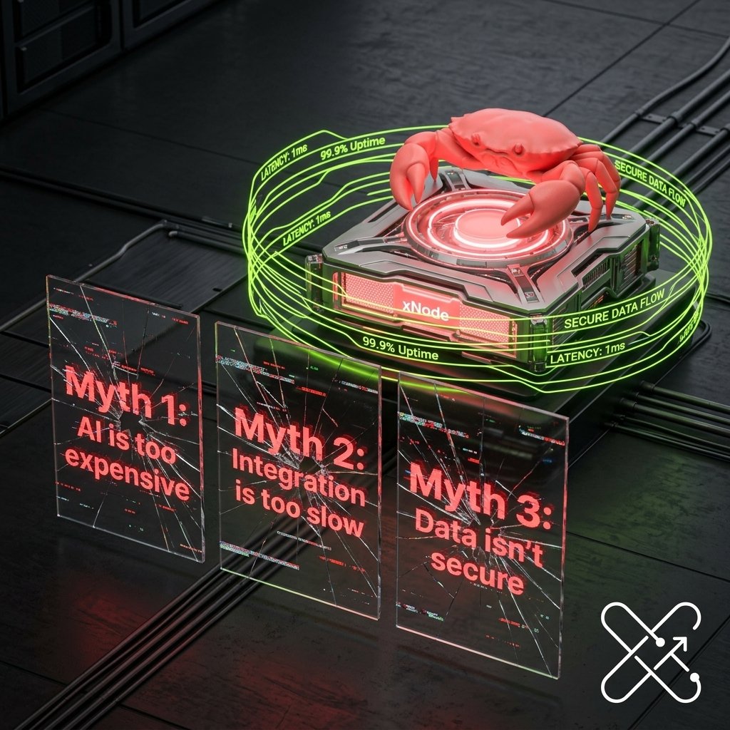 xNodePro's tweet photo. Everyone thinks deploying an AI agent is complicated.

3 myths that quietly kill performance:
❌DevOps is required
❌Cheap VPS is enough
❌“I’ll move to cloud later”

What actually works:
⚡ 2-click deploy
⚡ Isolated compute
⚡ 100% uptime 

https://t.co/C63GaoE8Ir https://t.co/PxOuu7HwzO