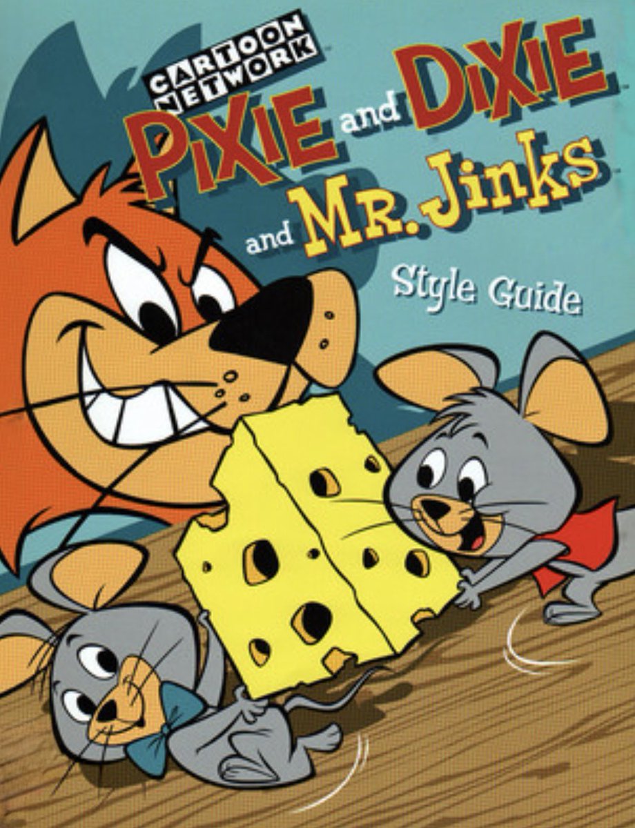 #hannabarbera A Pixie, Dixie, and Mr Jinks style guide plate print from the 90’s 😻😁👍👌.