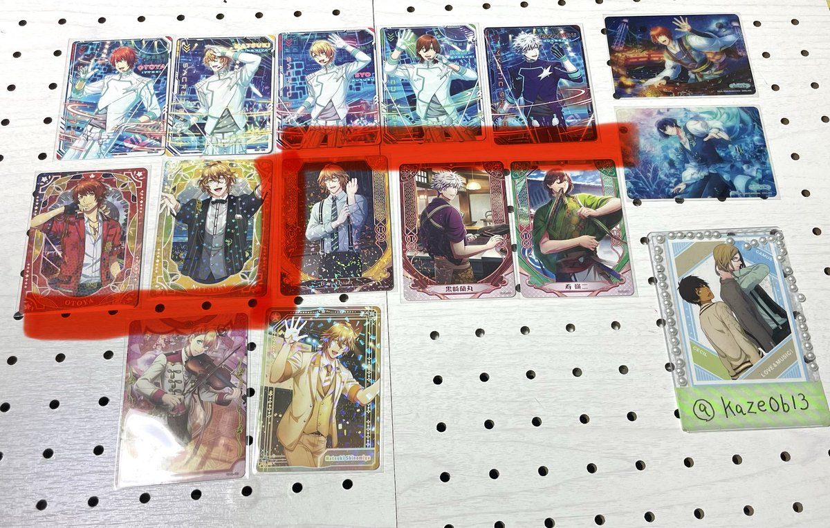 kaze0613's tweet photo. 【交換】うたの☆プリンスさまっ♪　うたプリ シャニライ ビジュアルコレクションカード ビジュコレ

譲▼
音也 真斗 那月 翔 嶺二 蘭丸 藍

求▼
vol.5セシル(N猫又) ＞カミュ(N蛇神)
※画像4参考

札幌手渡し、又は郵送

蛇神は猫又を含む交換のみ
赤線のR(レア)交換の場合は、2:1での交換希望 https://t.co/i5B7x8NzDK