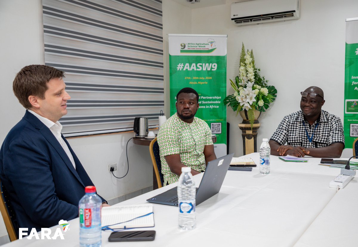 FARAinfo's tweet image. #FARA hosted the @WorldBankGroup Impact Program team to advance dialogue on agricultural subsidies &amp;amp; soil health in Africa, focusing on validating baseline data and agricultural transformation.

#FARA #WorldBank #Agriculture #Africa #FoodSystems