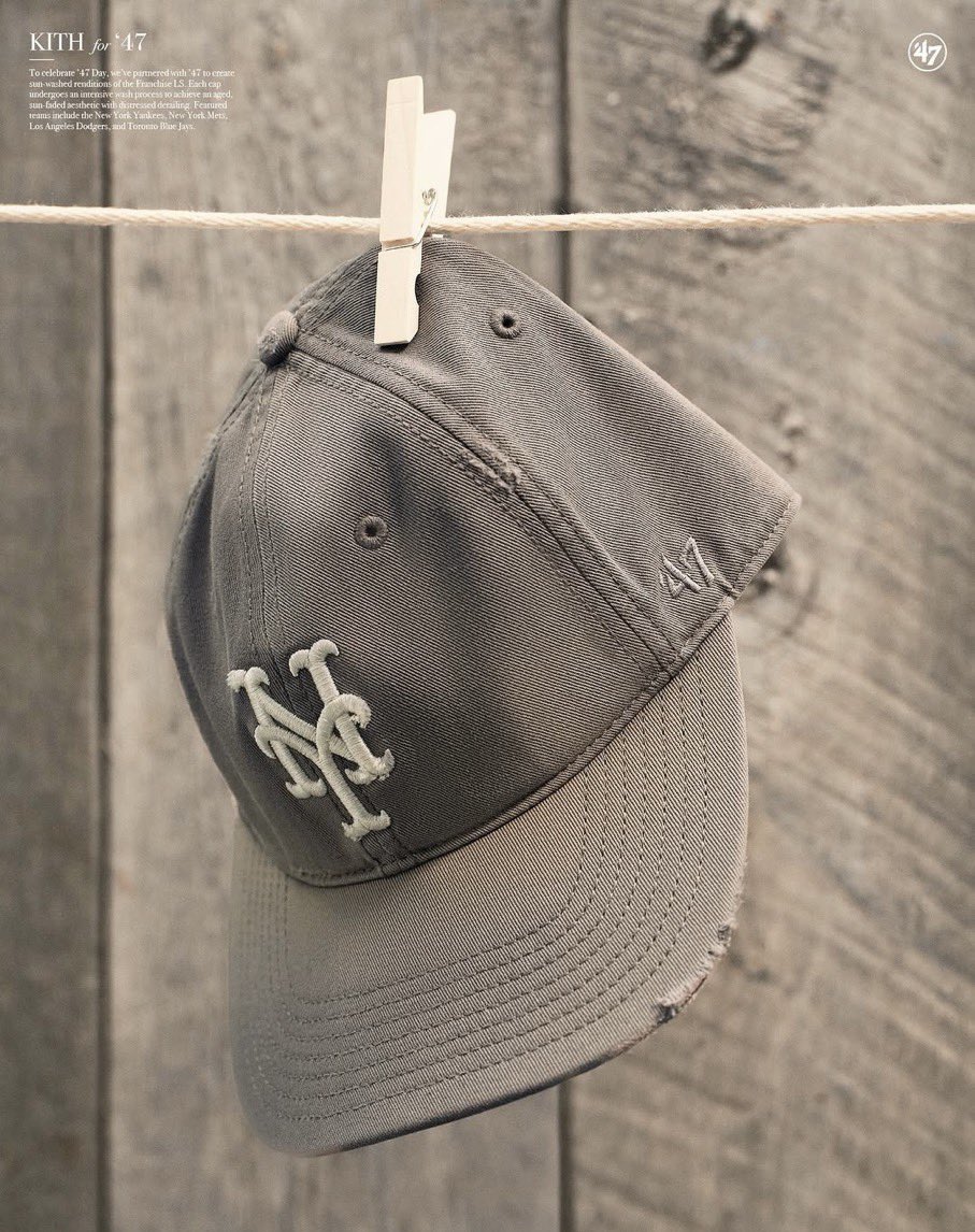 Kith for '47 サンウォッシュ加工を施した『Franchise LS』が国内4月25