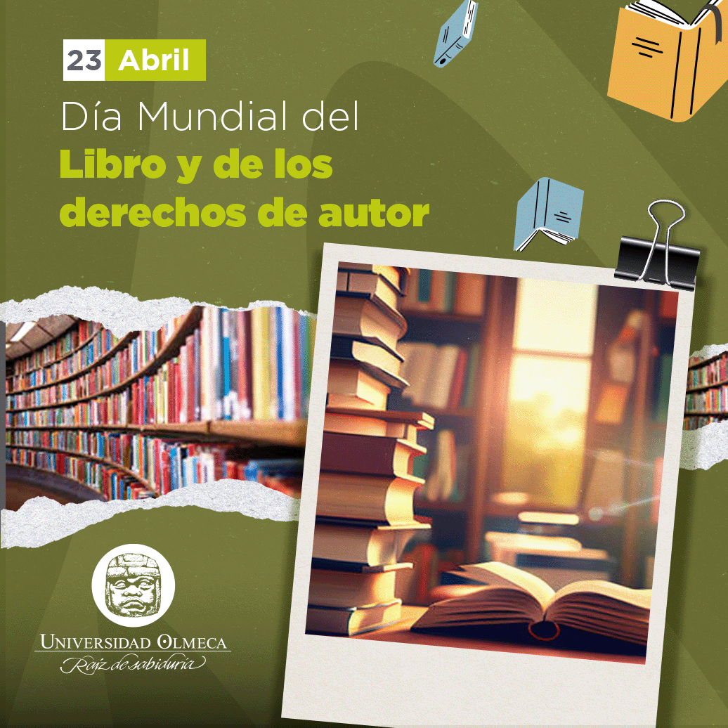 UOlmeca's tweet photo. Hoy se conmemora el #DíaMundialDelLibro y de los Derecho de Autor en memoria de tres grandes escritores , Miguel de Cervantes, William Shakespeare e Inca Garcilaso de la Vega, quienes fallecieron #UnDíaComoHoy

Comparte con nosotros ¿Cuál es su libro favorito? https://t.co/Ijt4paPviw