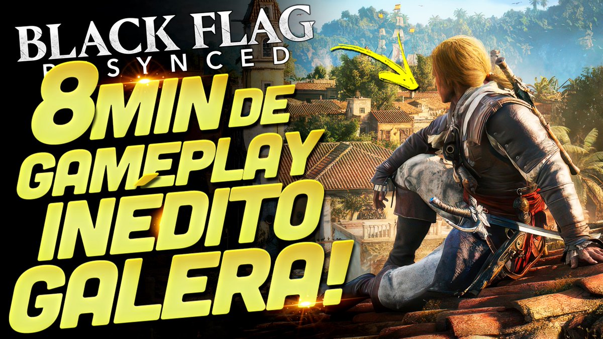 Ta na mão o PRIMEIRO GAMEPLAY de Assassin's Creed Black Flag Resynced!!! Obrigado <a href="/UbisoftBrasil/">Ubisoft Brasil 🇧🇷</a> pela tamanha confiança e oportunidade novamente! Eu realmente fiquei feliz com o que vi, tenho ainda algumas perguntas, mas certamente serão todas respondidas ao longo dos proximos