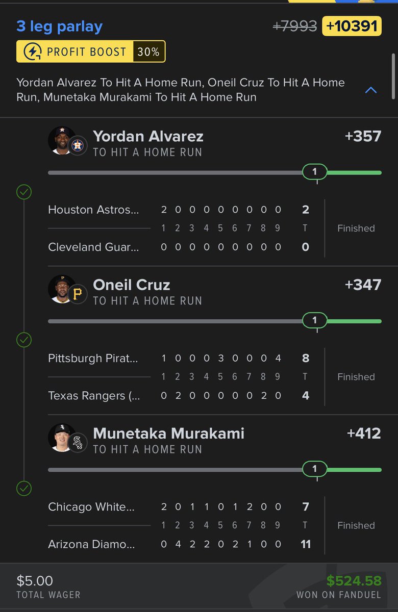 What a night to remember of baseball yesterday!! 🤯🤑