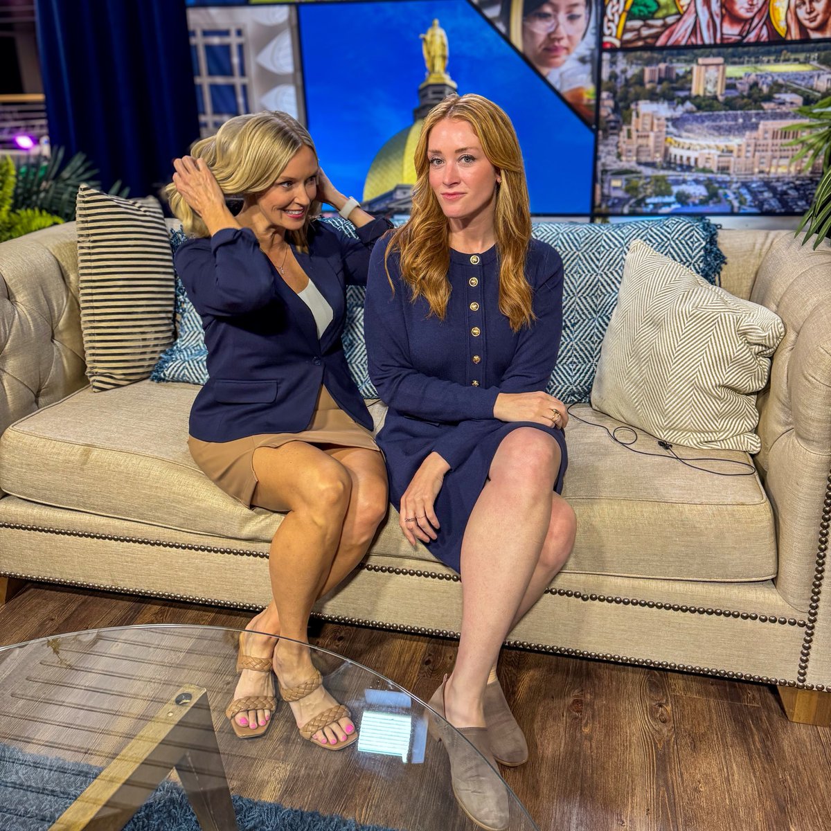 Colleen_Storied's tweet photo. ☘️What an honor to take the desk again, tell inspiring stories, help raise funds for our students, & reconnect with all my former TV friends (@AlliHayesMedia I’m talking to you😉)
☘️All while setting records… #NDDay until next year ✌🏼 https://t.co/bFPX6QEzRY