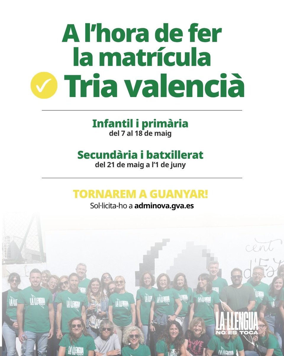 Plataforma per la Llengua - País Valencià tweet media