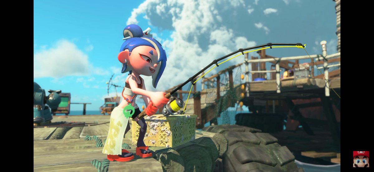Player____X's tweet photo. Perhaps you literally fish for some materials / resources / parts?? https://t.co/6jqGrFl5OD