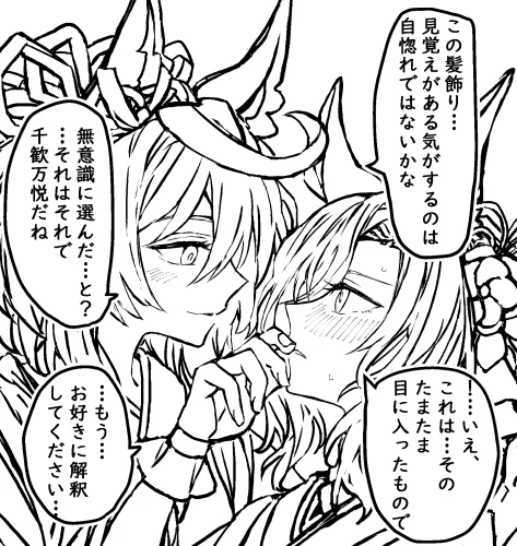 このルドエアの台詞を充てるとするとこんな感じですね、きっと😊 