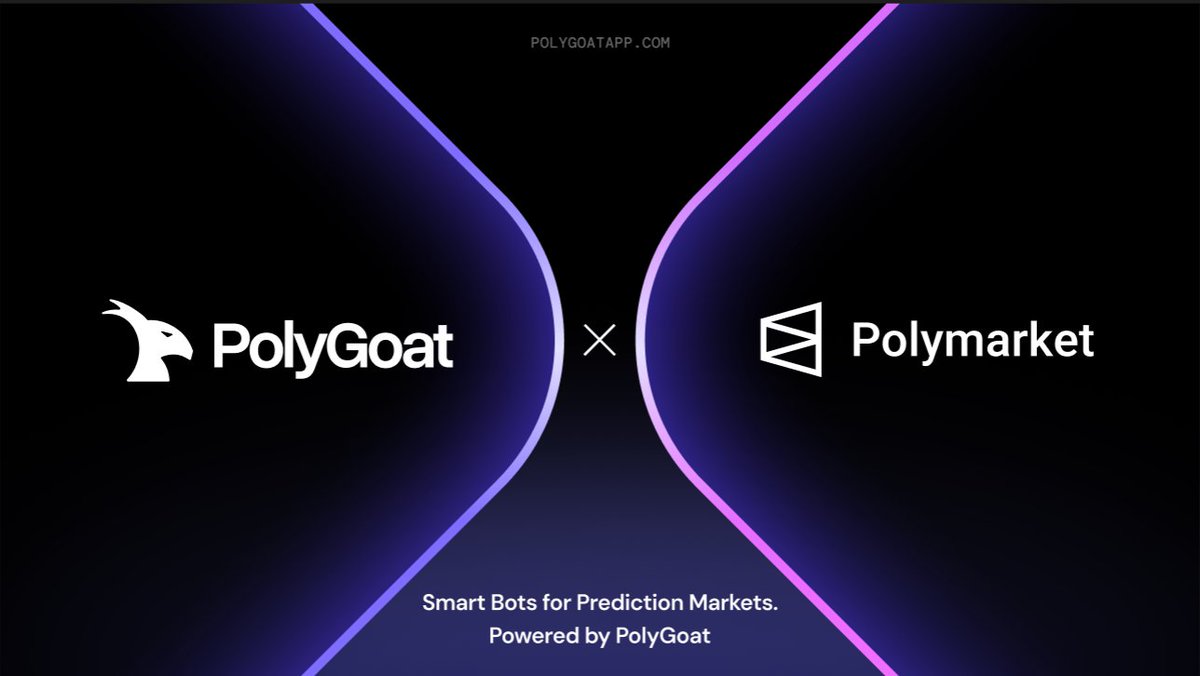 polygoatbot's tweet photo. Everyone tries to predict the market.

We don’t.

PolyGoat waits.
Then enters in the final moments 
when direction is already clear.
5–15 min markets.
Execution > prediction.
PolyGoat × @Polymarket https://t.co/E9Tjvu5PqZ