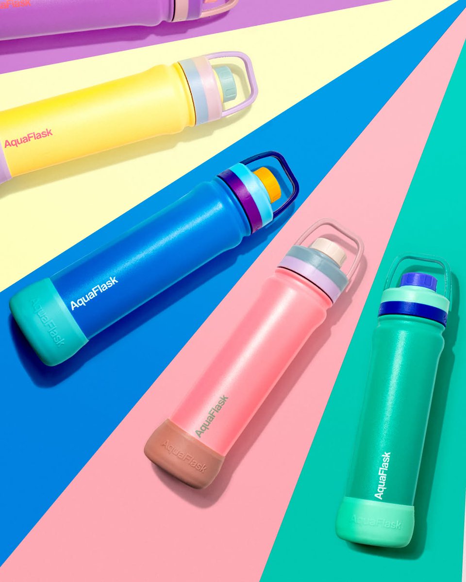iknowpromo's tweet image. More colors. More ways to show up this summer. ☀️  AquaFlask Colorwave comes in 15 new colorways!

So you can match every mood, every plan, every day. ✔

Let's get your brand on these bottles! 

#ShadesOfSummer #BringItOn #Omaha