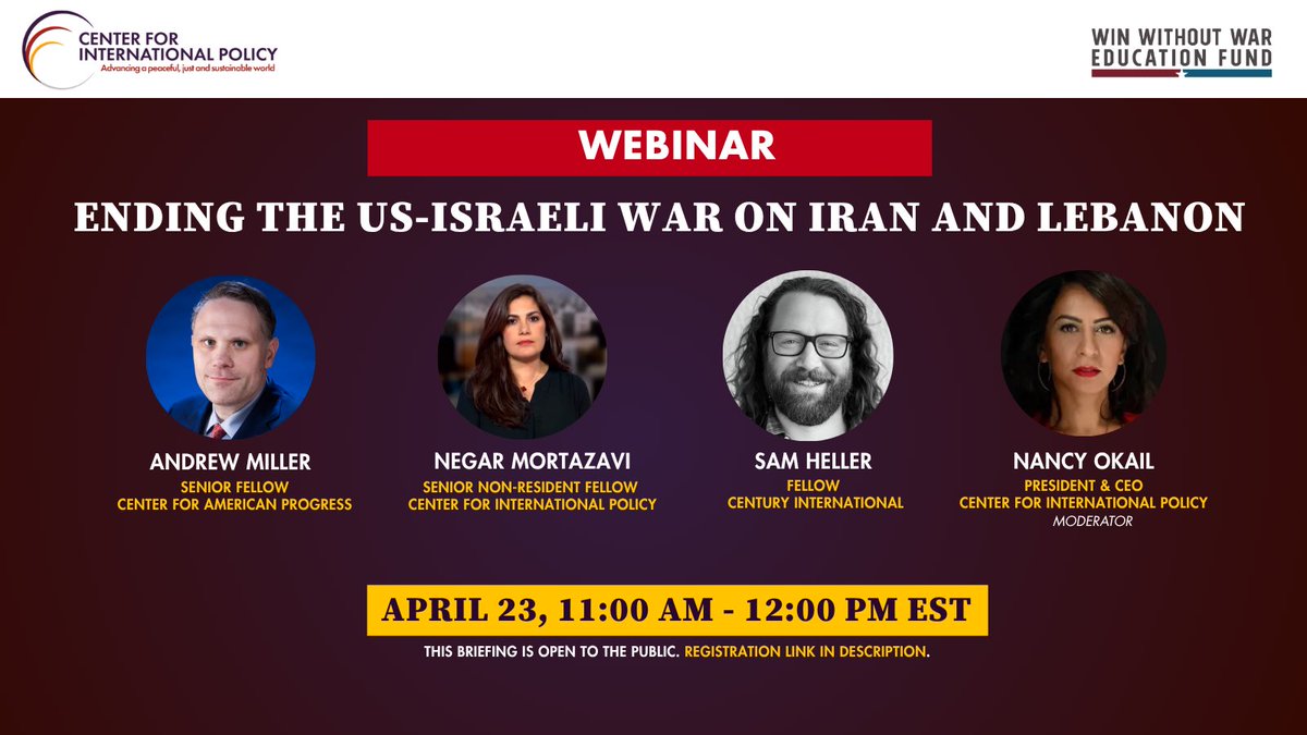 Center for International Policy tweet media