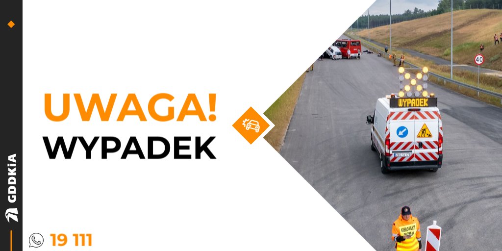 GDDKiA_Opole's tweet photo. Uwaga! Po wypadku z udziałem 3 aut osobowych na trasie Kluczbork - Kępno w Byczynie w ciągu #DK11, droga jest zablokowana w obu kierunkach na czas działań ratowniczych. Przewidywany czas utrudnienia do 2 godzin. https://t.co/SUkwg14Yn8