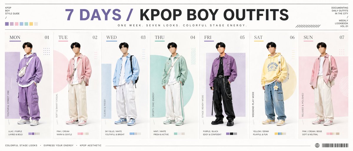 CGboy_3D's tweet photo. ChatGPT 2.0 
一周穿搭
Weekly outfits https://t.co/nA7hdTgQcJ