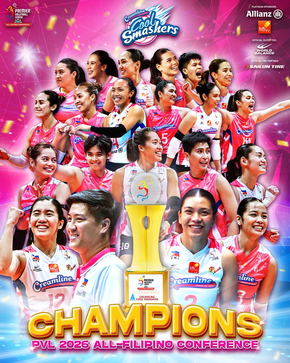 Creamline Cool Smashers tweet media