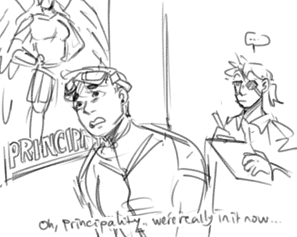 rysttle's tweet photo. @mitchinlearning Dw it's on me bc my formatting is ass lmao ALSO TECHNICALLY,,, technically i do have more art of her but never in a real comic format bc this is the first ever comic book I made haha but. the truth is I have animatics of her bc im very normal about ocs. BONUS DOODLES THO https://t.co/R2ght3sZqz