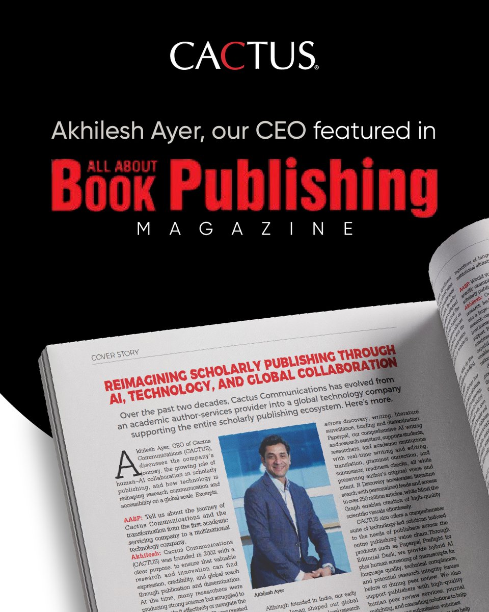 Cactus Communications tweet media