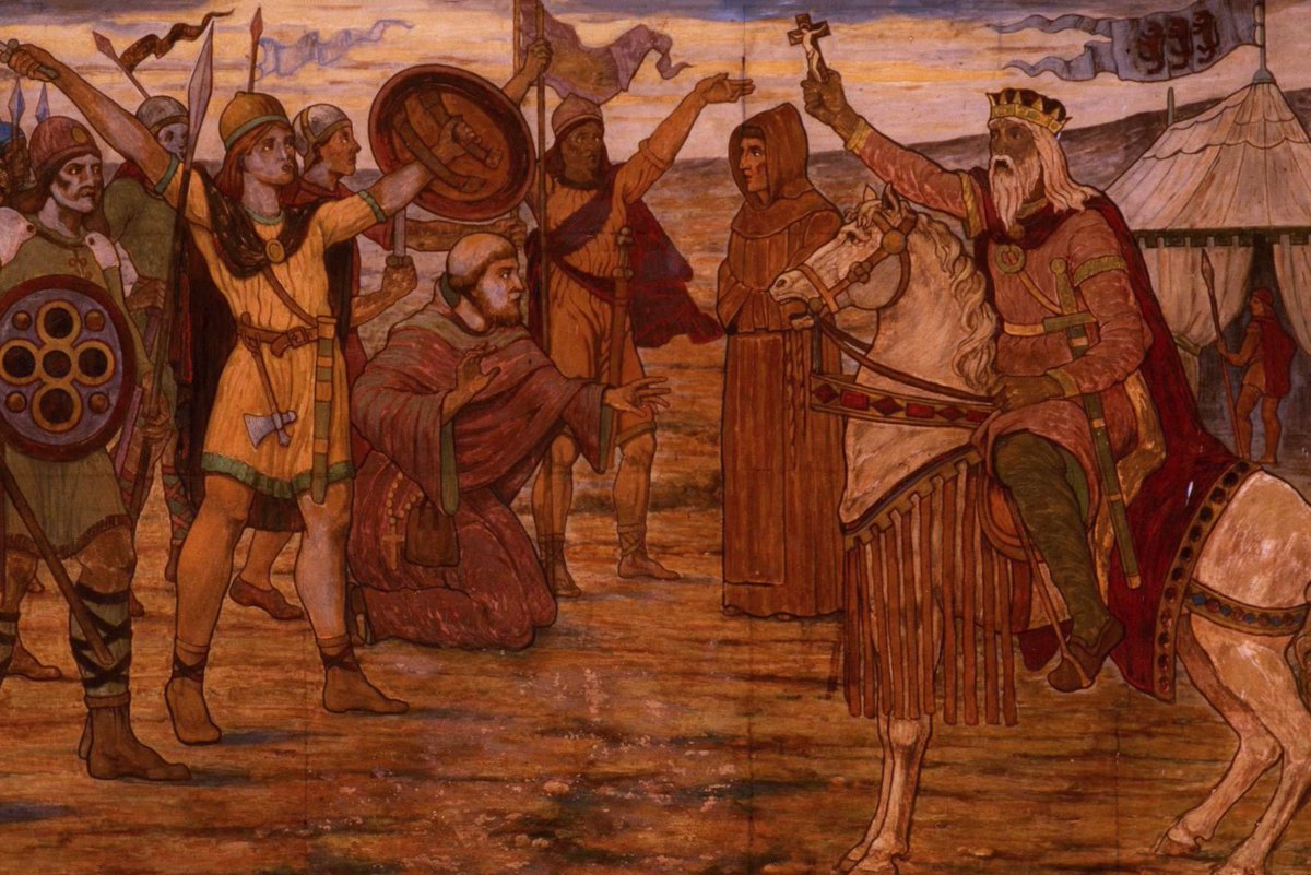 April 23, 1014 – Battle of Clontarf: High King of Ireland, Brian Boru, defeats Viking invaders, but is killed in battle... history.com/this-day-in-hi… #todayinhistory