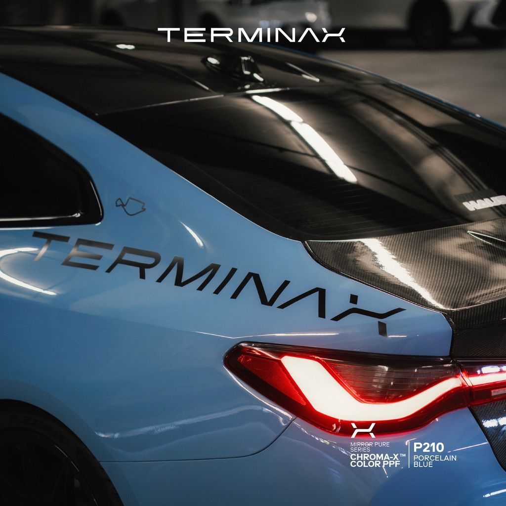 Terminax_USA's tweet photo. M4 wrapped in CHROMA-X™ P210 Porcelain Blue—clean, bold, and fully protected.
Held it down at the Long Beach Grand Prix and turned heads all weekend.

Protection that speaks for itself.

#Terminax #ChromaX #BMWM4 #PPF #LBGP #CarWrap https://t.co/hi1YktXMtA