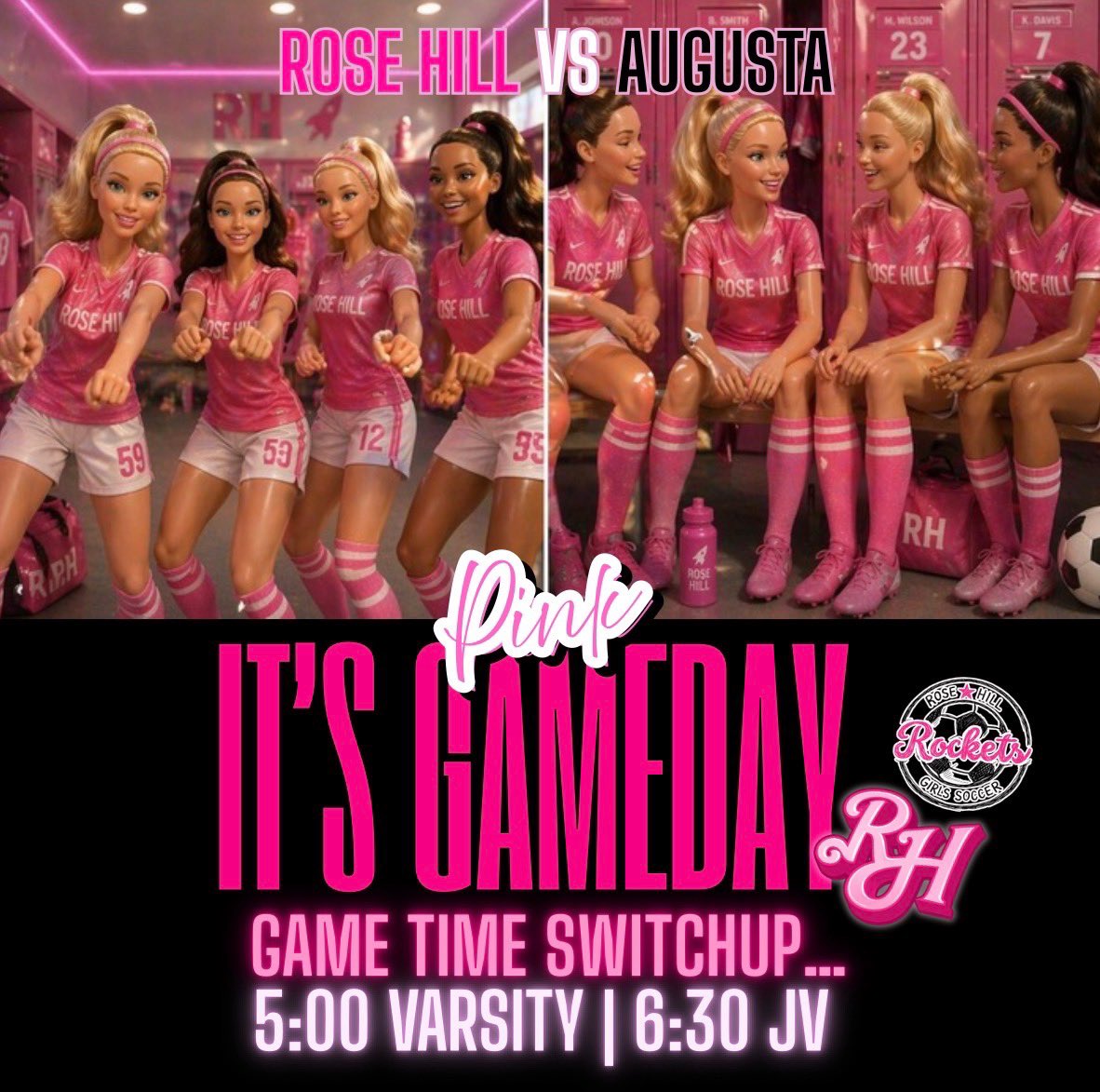 RocketGirlsSCR's tweet photo. 🚨Game time change🚨 https://t.co/BlhsTzABzs
