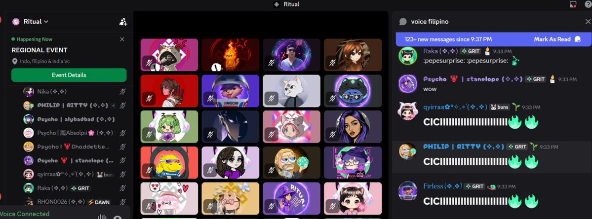 this is my second time participating in a karaoke event on the philippine server, and i’m still super nervous 🤣

honestly, it was just on a whim and totally spontaneous, lol
but it was so much fun!

<a href="/ritualnet/">Ritual</a>
<a href="/ritualfnd/">Ritual Foundation</a>
<a href="/joshsimenhoff/">Josh (❖,❖)</a>
<a href="/Jez_Cryptoz/">Jez ritual/acc (❖,❖)</a>
<a href="/0xMadScientist/">Stefan | Mad Scientist (❖,❖)</a> 
<a href="/dunken9718/">dunken(ritual/acc) (❖,❖)</a>