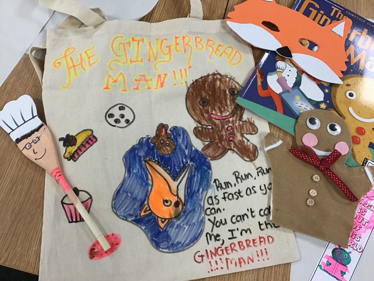 Rotherhamcreat2's tweet image. A great afternoon @BadsleyPrimary  with Foundation children and families. We explored the book The Gingerbread Man. We developed our art skills by designing and making storytelling props. Fantastic listening and reading skills too. #fabulousfamilies #learningtogether #lovebooks
