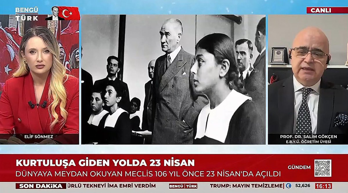 SlmGkcn's tweet photo. 🔴 Bengü Türk TV’de Elif Sönmez hanımefendinin konuğu olduk… 🇹🇷 
#BengüTürk
@elifyildirimtc 
@benguturktv https://t.co/Nl4IlLXCSt