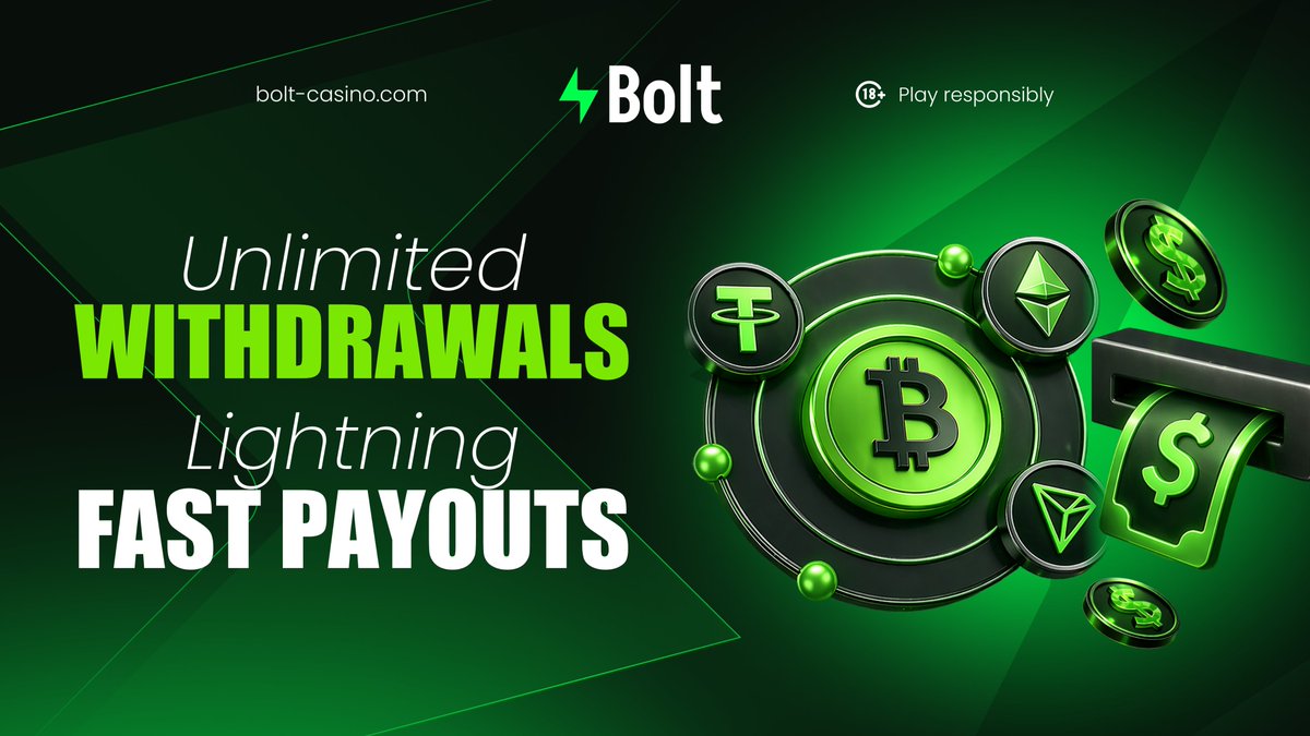 CasinoBolt's tweet photo. ⚡No limits. No delays.

Fast, seamless, and built for speed. https://t.co/M6ijiAFakq