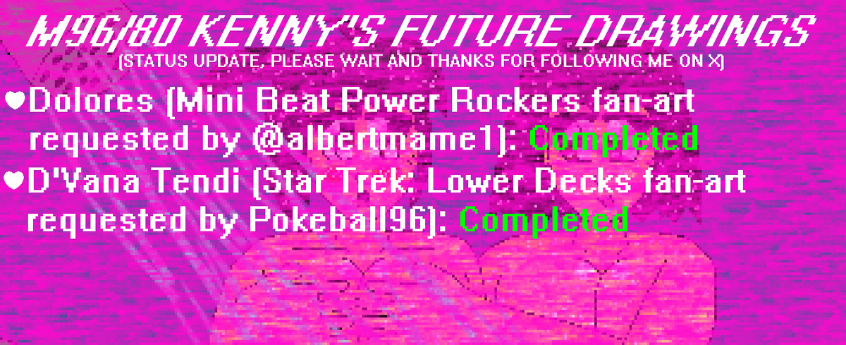 m96_80_gt1_cx's tweet image. Ok, definitely that's ok, I finished latest request for now, D'vana Tendi looks so pretty gorgeous, but you won't discover that until next Monday. Coming soon... I don't wanna give you spoilers, but you might recognize these 2 upcoming girls. 😏
#FYP #TwitterArtist #ComingSoon