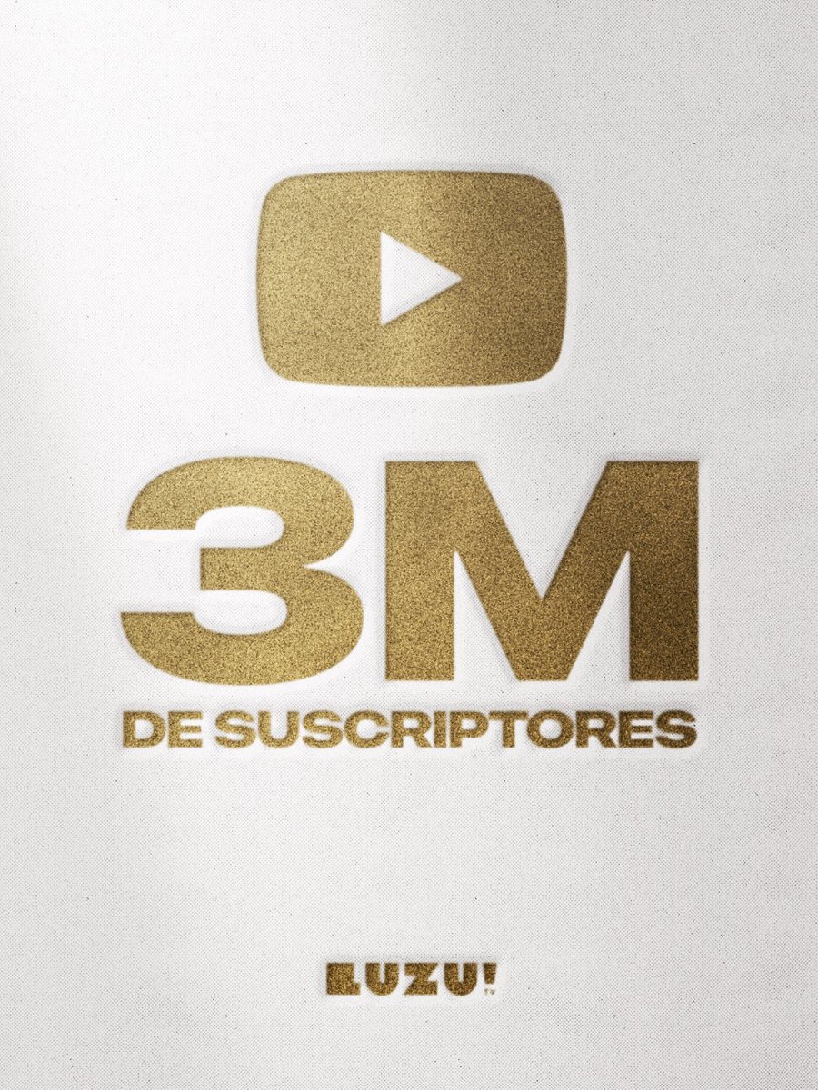cmdeluzu's tweet photo. SOMOS 3 MILLONES!!! GRACIAS!!! https://t.co/nHu3qm2MP1