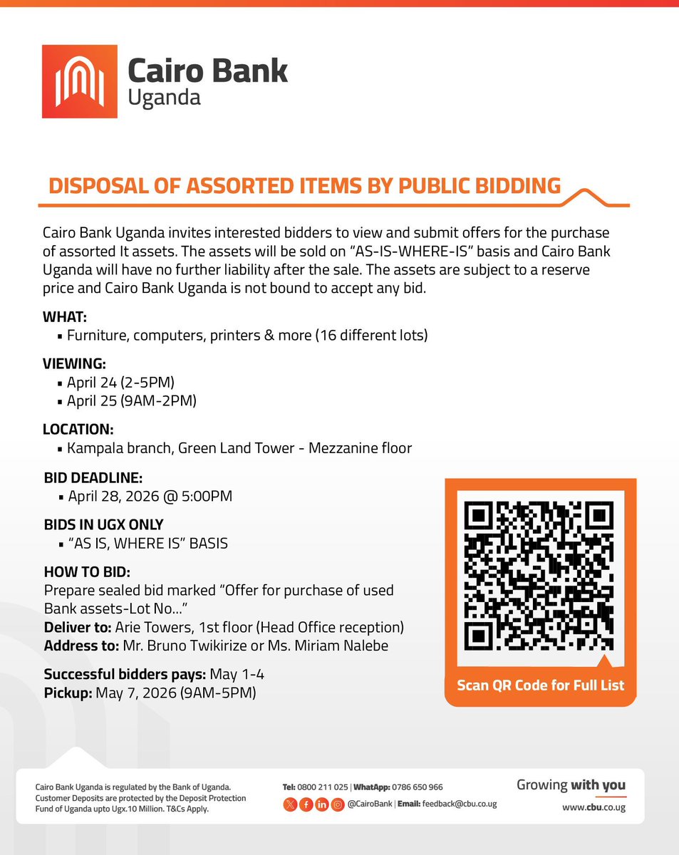 Cairo Bank Uganda tweet media