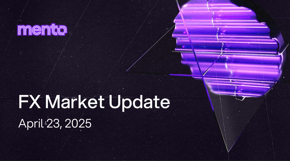 GMento! Here's the FX market update for this week:

🇺🇸 Dollar sideways near 98.3
🇪🇺 Euro steady near $1.18 ahead of ECB decision April 30
🇯🇵 Yen holds ~158–159 as BOJ expected to stand pat
🇬🇧 Sterling trades around $1.35