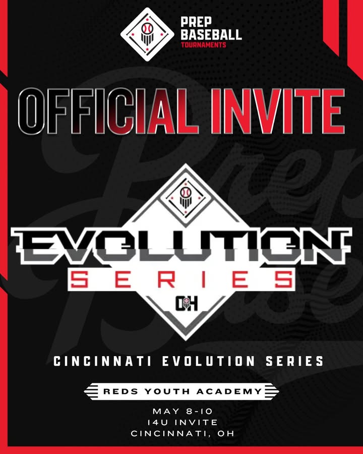 PrepBaseballOH's tweet image. 🚨Cincinnati Evolution Series🚨
📆 May 8-10
⚾ 14U
📍Reds Youth Academy
🎟️ The Top 14U Players will have a chance to earn their invites to to Jr. State Games and Jr Future Game!
⚡Request your Invite Now!
🔗 prepbsbl.com/49UGfUT
#️⃣ @PBTourney | @prepbaseball | #BeSeen